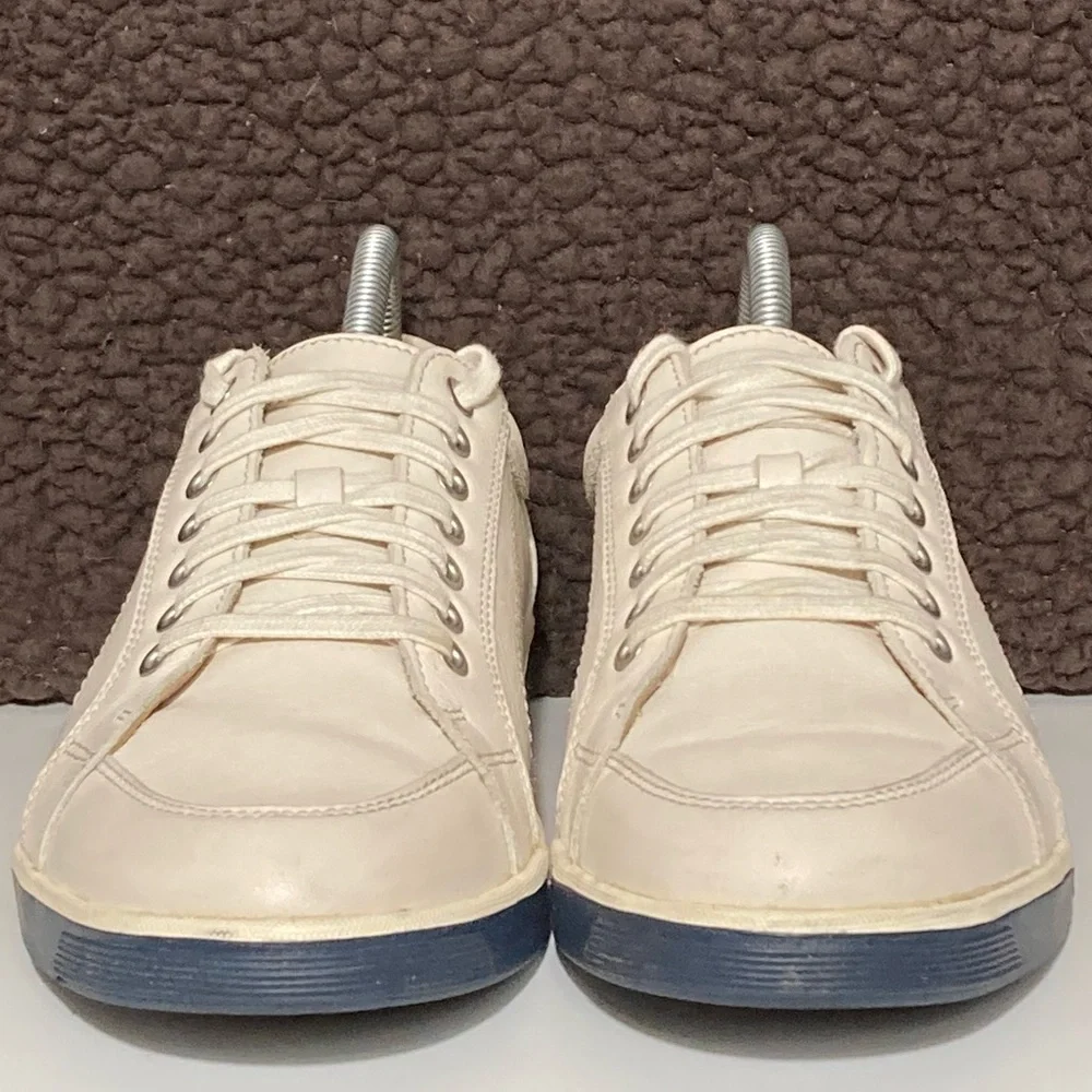 Cole Haan Air Mens Quincy port Cream Leather Casual Oxford Shoes Size US 7.5